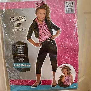 Greaser Girl Halloween Costume